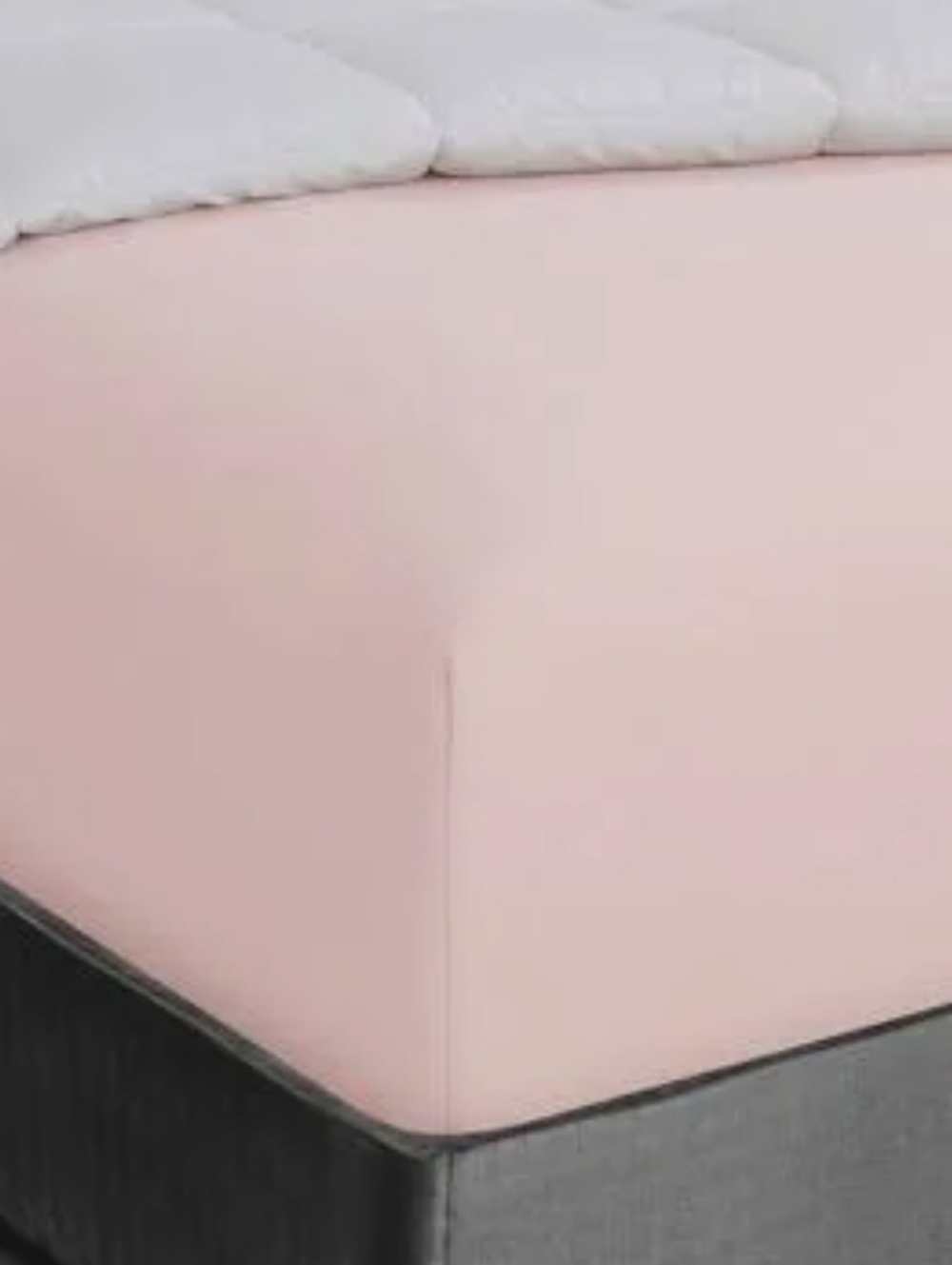 NWT Basics FULL Size Blush Pink Fitted Sheet